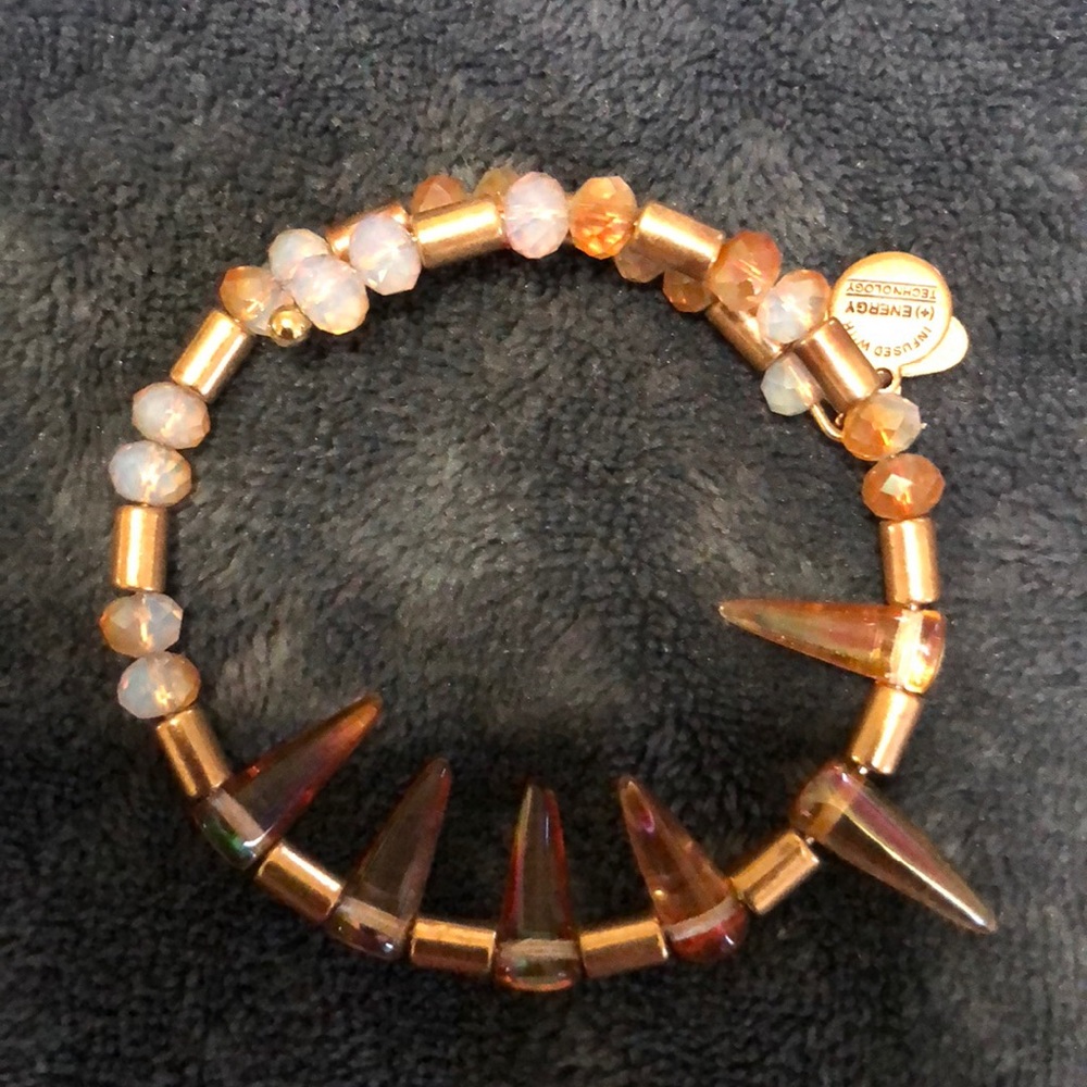 Alex and Ani brass gold bracelet
